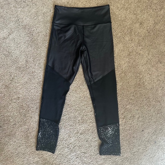 Zyia Active Pants - Zyia Active Leggings High Waisted‎ Athletic Workout Black Size 6-8